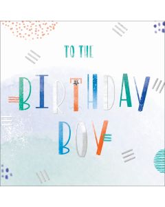 To the Birthday Boy