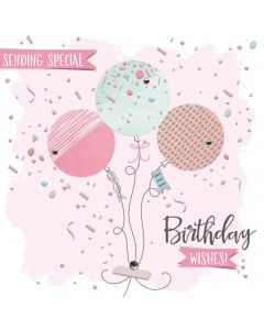 Sending Special Birthday Wishes Card