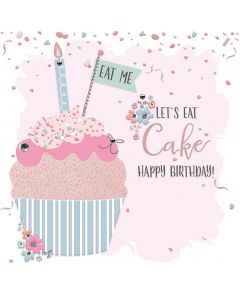 Let's Eat Cake, Happy Birthday Card