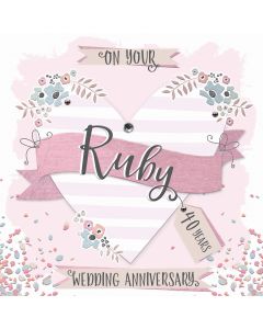 On your Ruby Anniversary, 40 Years