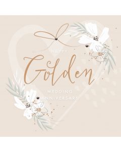 Happy Golden wedding anniversary card