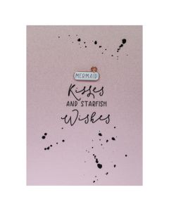 MERMAID Kisses and Starfish wishes - Enamel Pin Card
