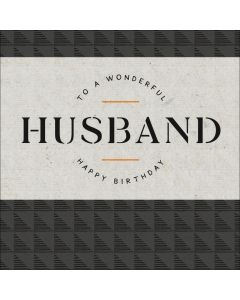 To a wonderful Husband, Happy Birthday