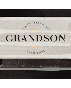 Happy Birthday Grandson, with Love