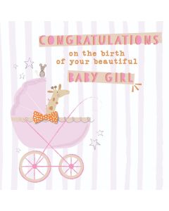 Congratulations on your birth of your beautiful Baby Girl