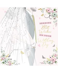 Sending best Wishes on your Wedding Day Card