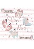 Daughter, if the shoe fits, wear it! Happy Birthday product image