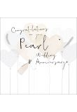 Congratulations on your Pearl Wedding Anniversary product image
